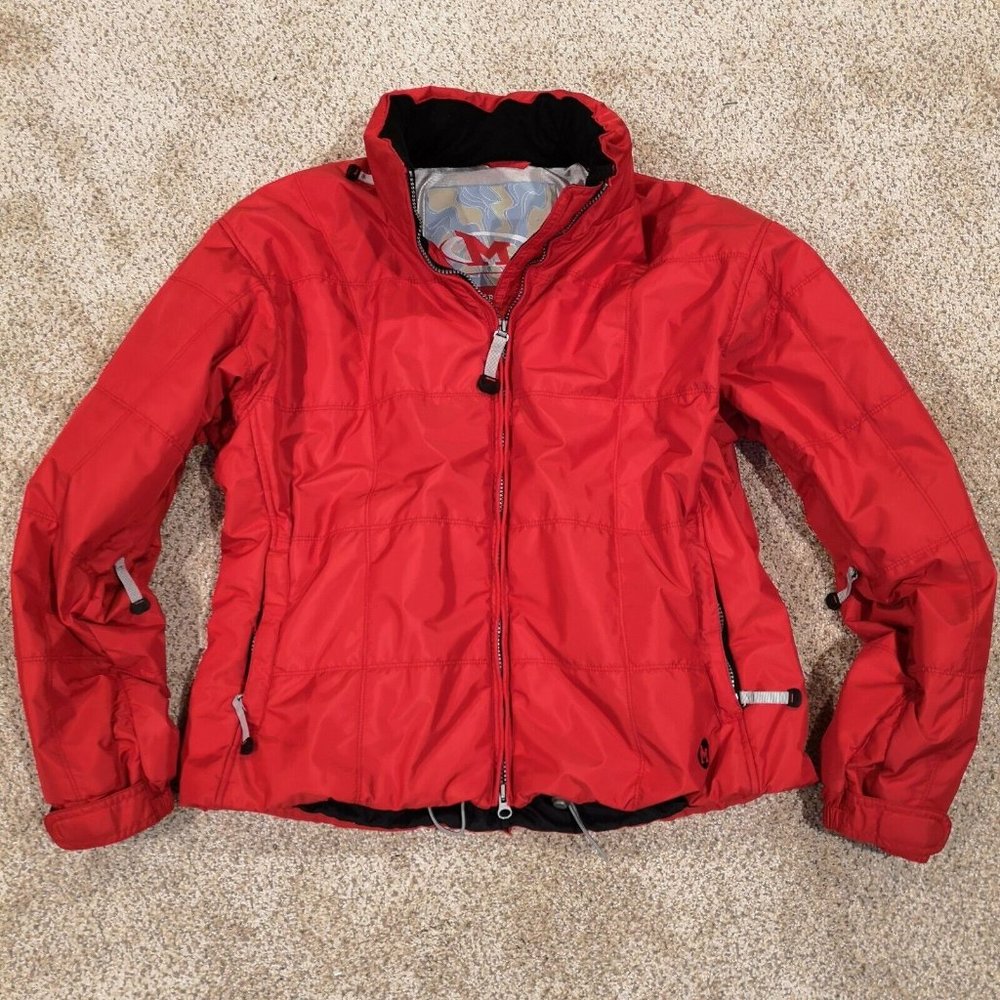 Women's Marker Winter Snow Jacket Red US 10 waist length Excellent Condition